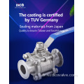 Clamp End Inne Innewless Steel 3pc Investment Ball Valve